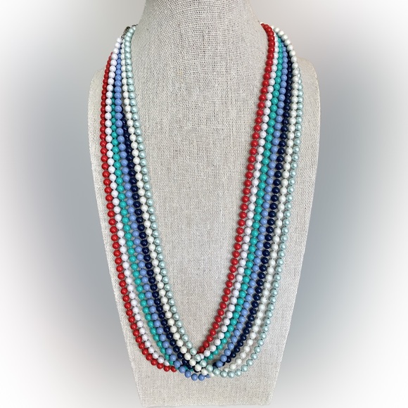 Opps A Daisy Jewelry - Vintage Multicolored Oops A Daisy Enamel Ball Chain Necklaces